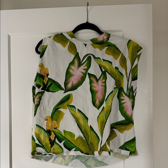Farm Rio Palm Print Top - Picture 3 of 7